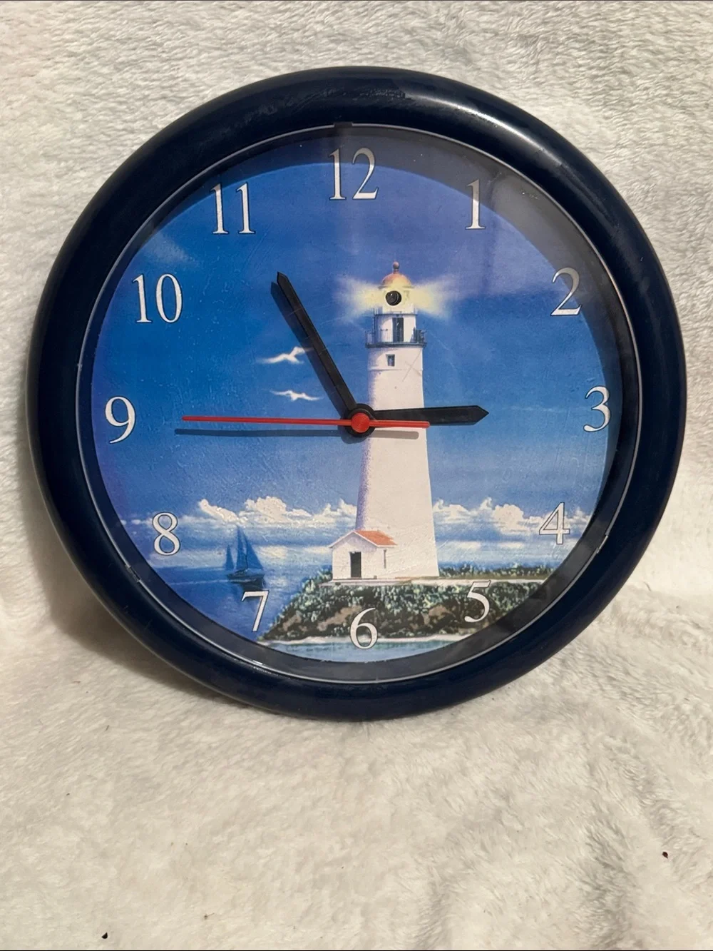 Vintage Coastal Lighthouse Wall Clock 9